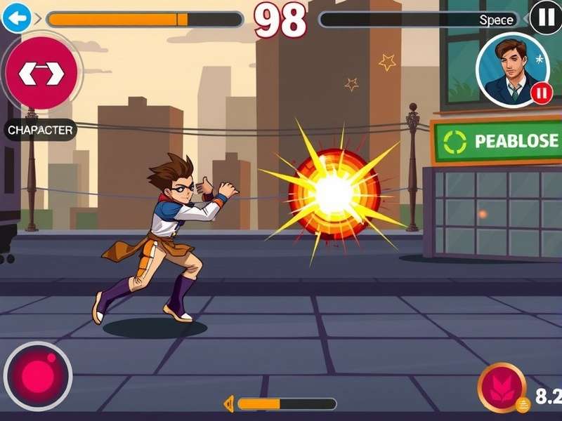 Super Spin Strike character selection screen